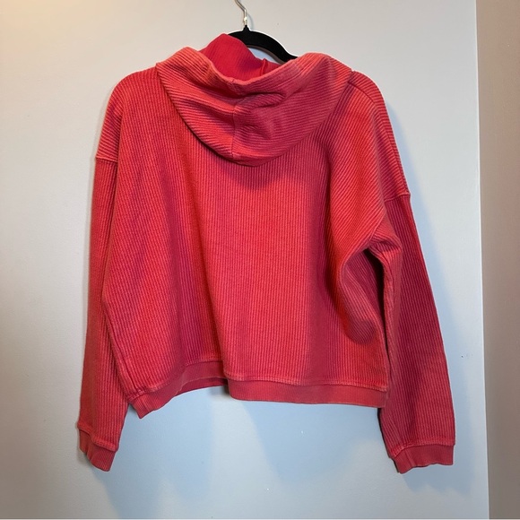 Green Day sweatshirt up cycle crop hoodie redish - Picture 6 of 8